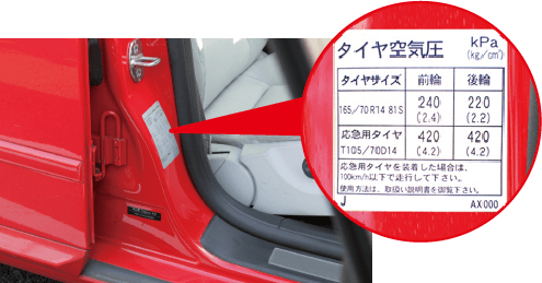 空気圧をこまめにチェック