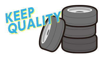 スタッドレスタイヤの保管