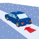 ゆっくり慎重に発進